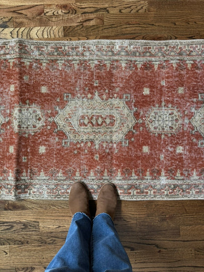 Vintage Turkish Runner Rug No. 725 | 2'8 x 12'10