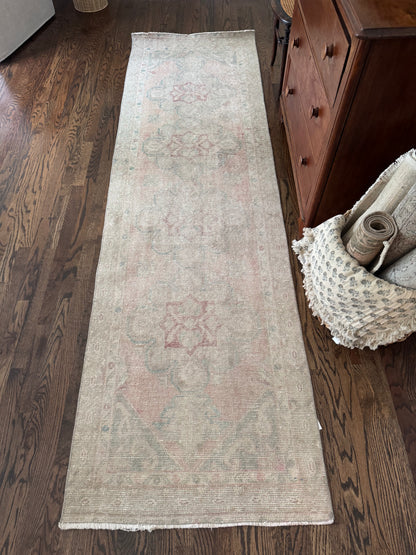 Vintage Turkish Runner Rug No. 731 | 2'9 x 9'7