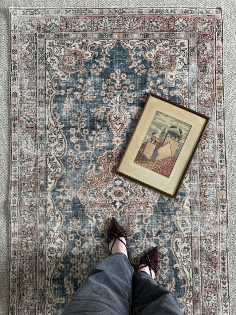 Vintage Turkish Scatter Rug